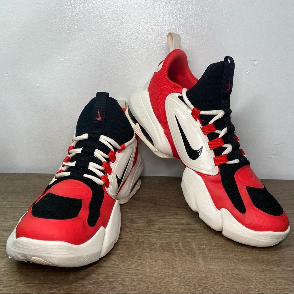 Nike Air Max Alpha Savage Trainer Shoes Mens 9.5 Habanero Red Black AT3378-301